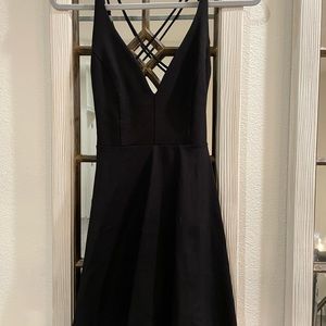 Lulus Black Skater Dress